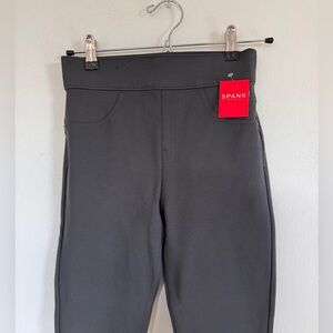 NWT Spanx ankle 4 pocket tall leggings, XS, pepper grey